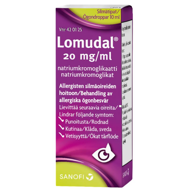 Lomudal 20 mg/ml - eri kokoja