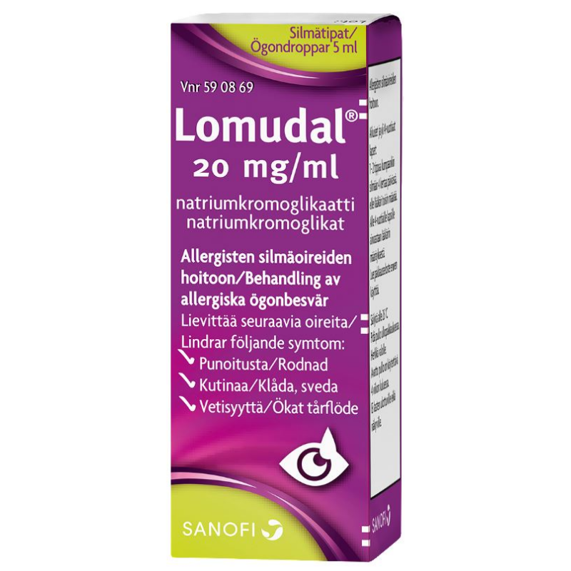 Lomudal 20 mg/ml - eri kokoja