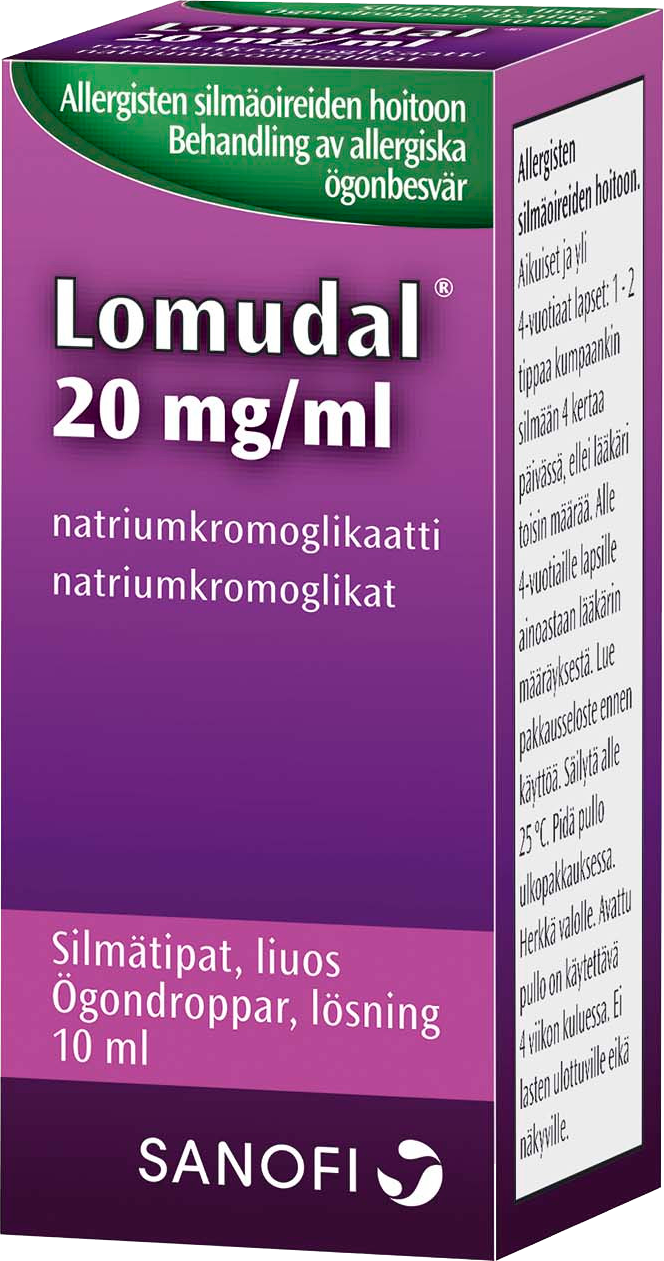 Lomudal 20 mg/ml - eri kokoja