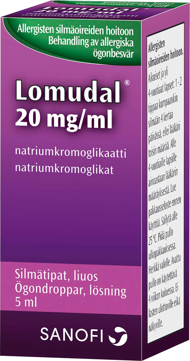 Lomudal 20 mg/ml - eri kokoja