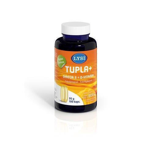 Lysi Omega-3 Tupla+ 100 kaps