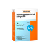 MAITOHAPPOBAKTEERI + B RATIOPHARM 30 tai 50 kapselia