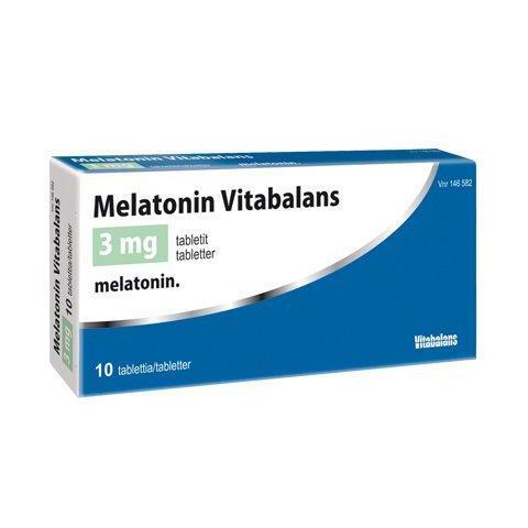 MELATONIN VITABALANS 3 mg 10 tabl