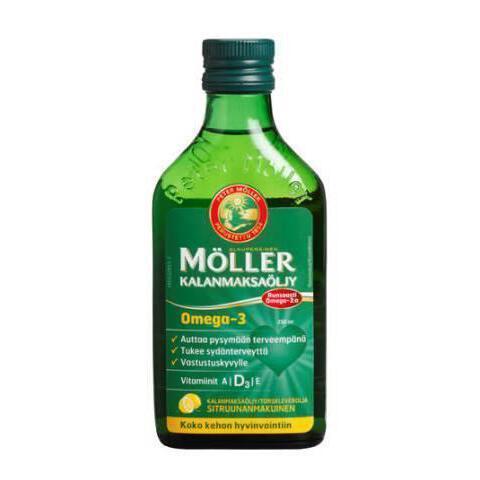 MÖLLER KALANMAKSAÖLJY SITRUUNA 250 ml