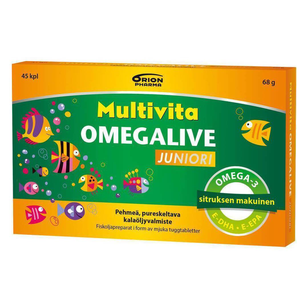 Multivita Omegalive Juniori 45 tabl Exp. 03-2025