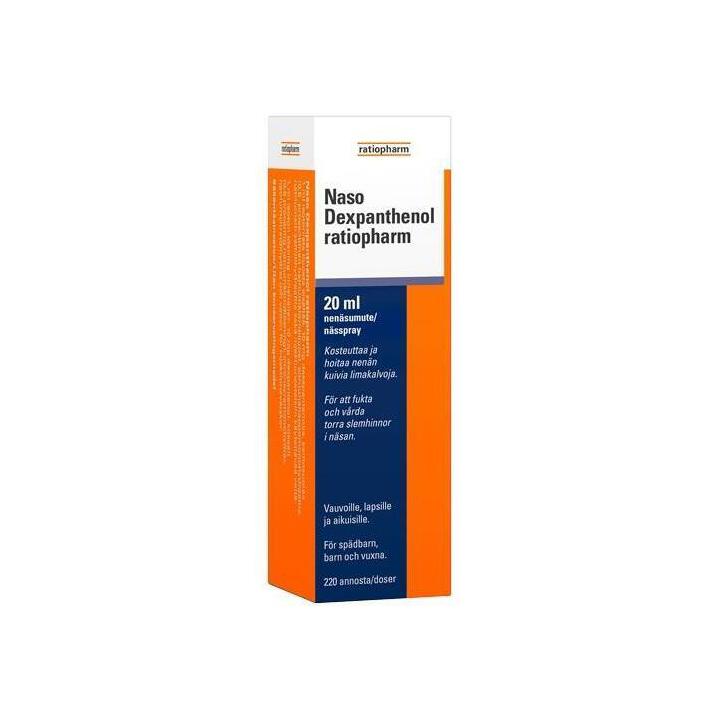 NASO DEXPANTHENOL  RATIOPHARM 20 ml