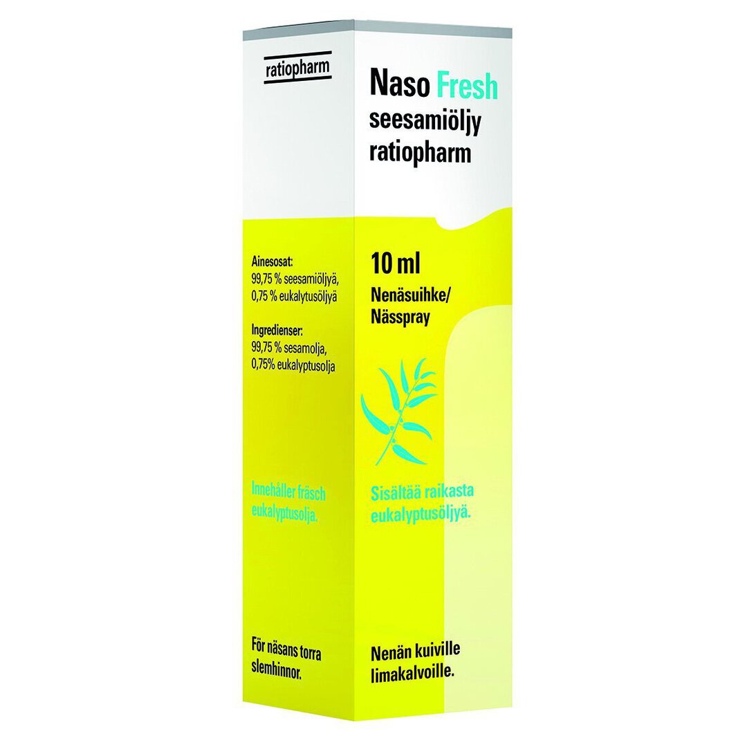 NASO FRESH SEESAMIÖLJY RATIOPHARM 10 ml