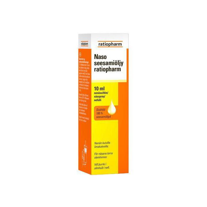 NASO SEESAMIÖLJY RATIOPHARM 10 ml