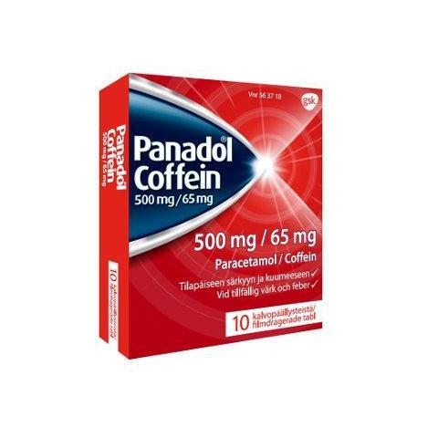 Panadol Coffein 500/65 mg -tabletit eri kokoja