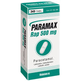 Paramax Rap 500 mg -tabletit eri kokoja