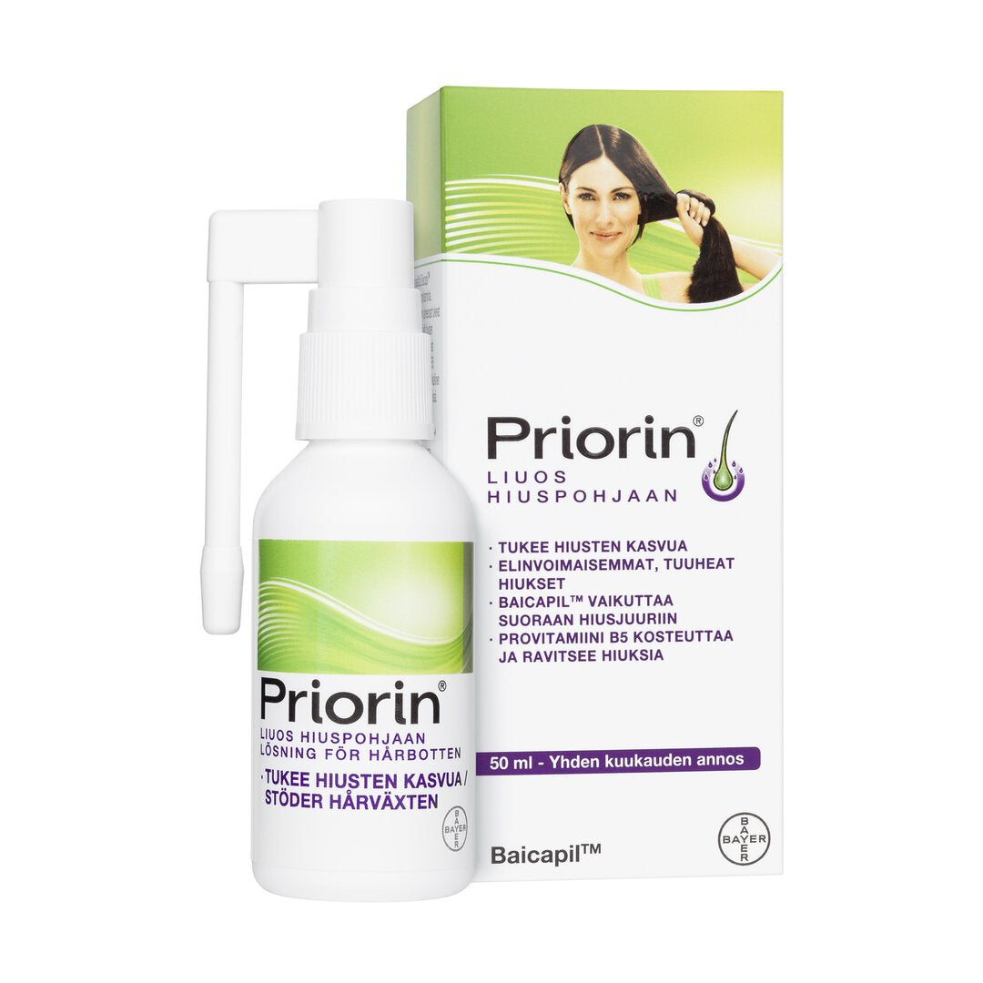 PRIORIN LIUOS hiuspohjaan 50 ml