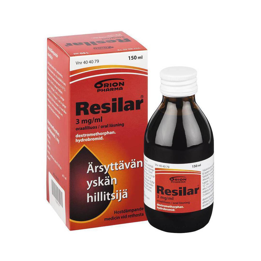 RESILAR 3 mg/ml lääke yskänärsytyksen hoitoon 150 ml