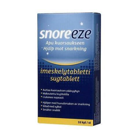 Snoreeze imeskelytabletti