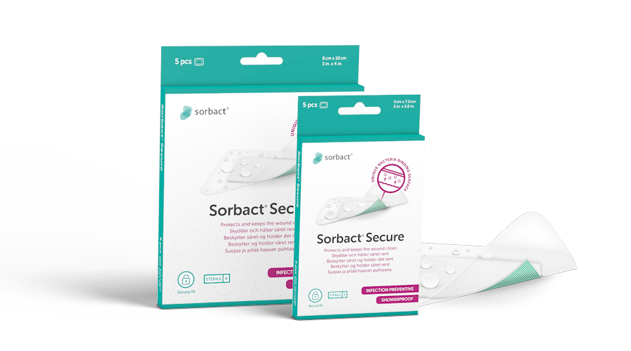 SORBACT Secure haavaside -Eri kokoja