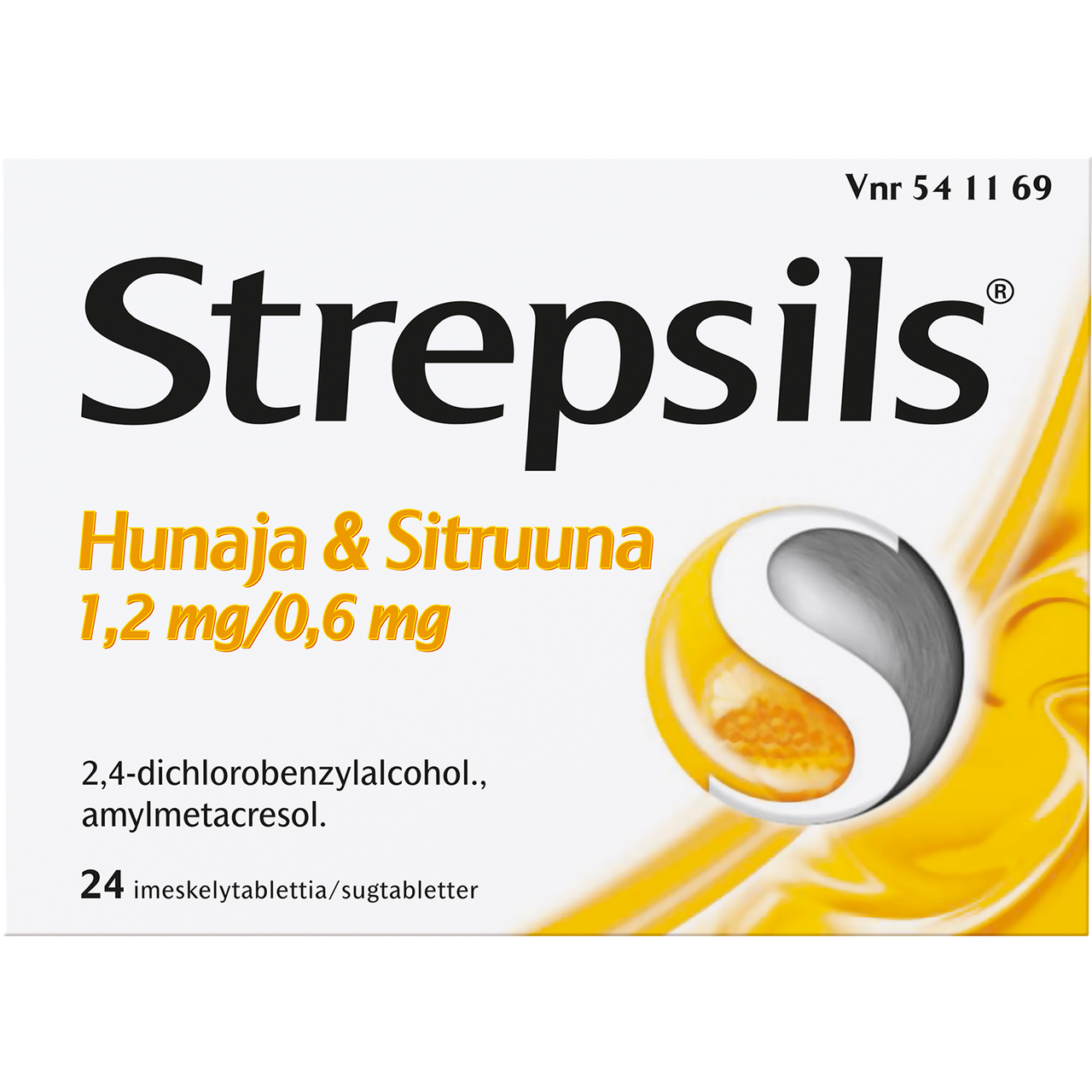 STREPSILS HUNAJA & SITRUUNA imeskelytabletti -eri kokoja