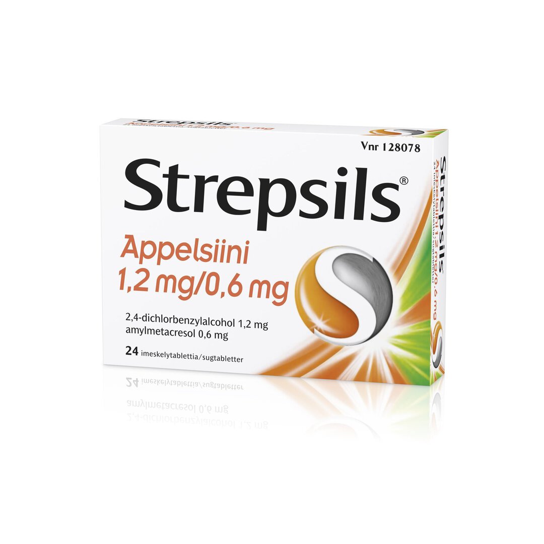 STREPSILS APPELSIINI imeskelytabletti 24 kpl